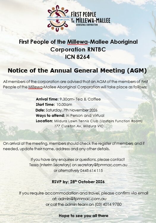 Notice of AGM 7 November 2026