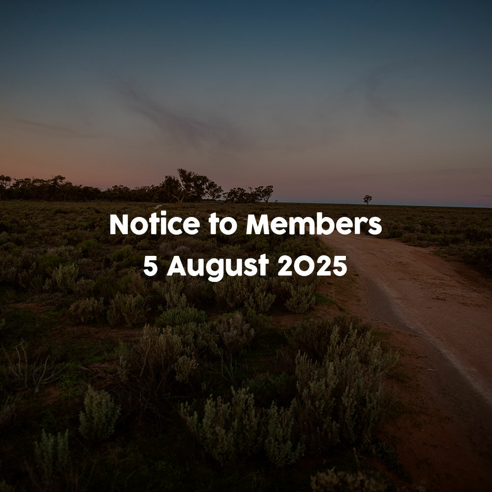 Notice to Members 5 August 2025l Notice to Members 5 August 2025l